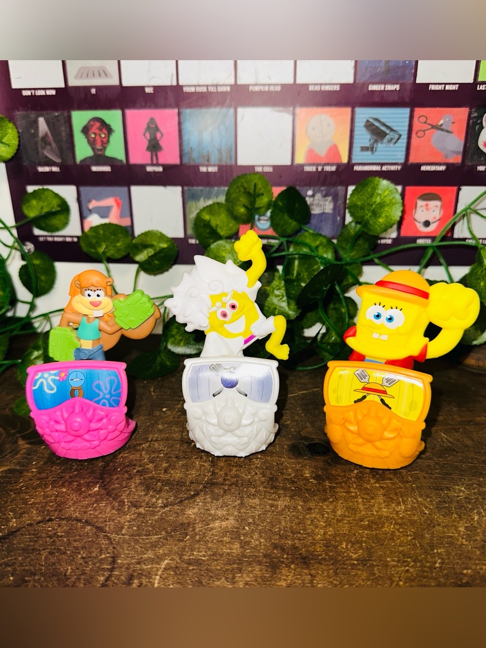 SpongeBob SquarePants x One Piece Anime McDonald’s Happy Meal Toy Figure Bundle